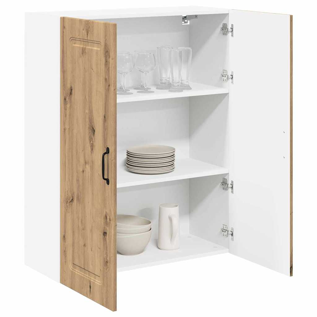 vidaXL Kitchen Wall Cabinet with Shelf Artisan Oak 80 x 31 x 100 cm