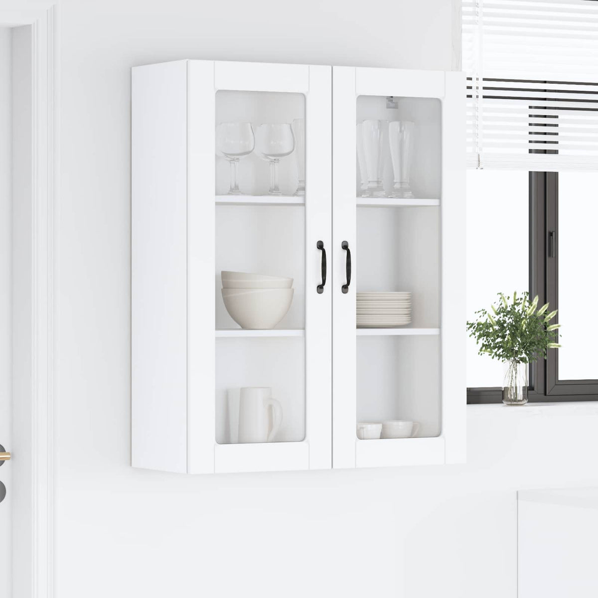 vidaXL Dishwasher Panel Kalmar White 80 x 31 x 100 cm Engineered Wood