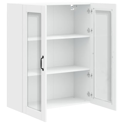 vidaXL Dishwasher Panel Kalmar White 80 x 31 x 100 cm Engineered Wood