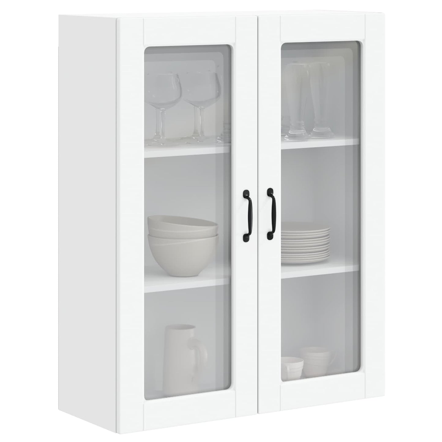 vidaXL Dishwasher Panel Kalmar White 80 x 31 x 100 cm Engineered Wood