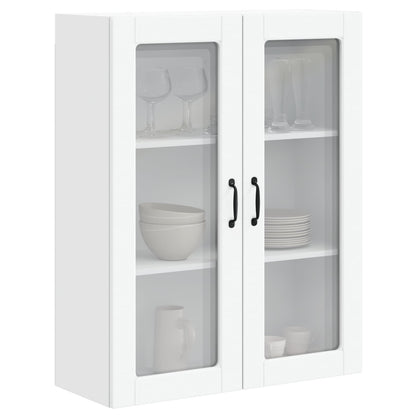vidaXL Dishwasher Panel Kalmar White 80 x 31 x 100 cm Engineered Wood