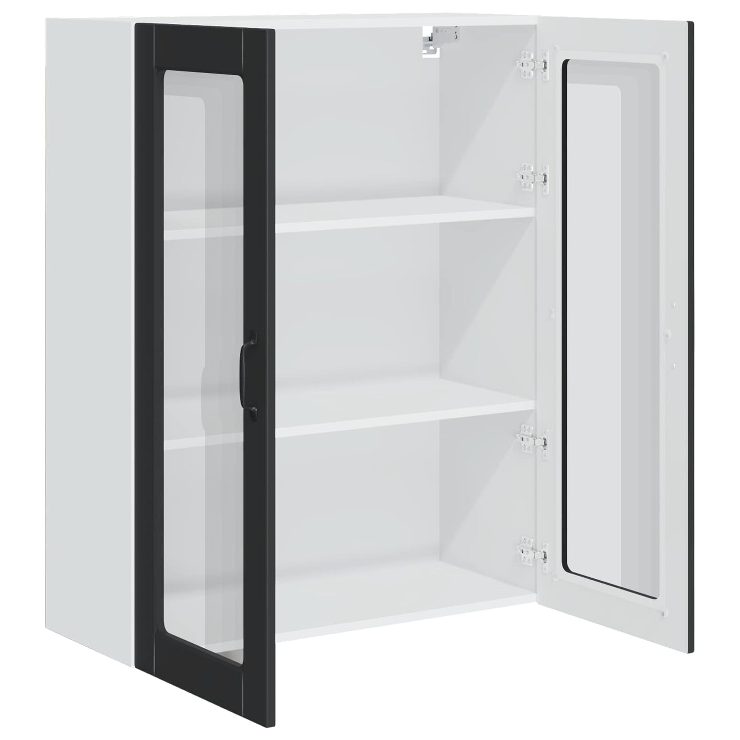 vidaXL Dishwasher Panel Kalmar Black 80 x 31 x 100 cm Engineered Wood