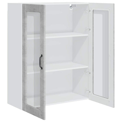 vidaXL Dishwasher Panel Kalmar Concrete Grey 80 x 31 x 100 cm