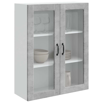 vidaXL Dishwasher Panel Kalmar Concrete Grey 80 x 31 x 100 cm