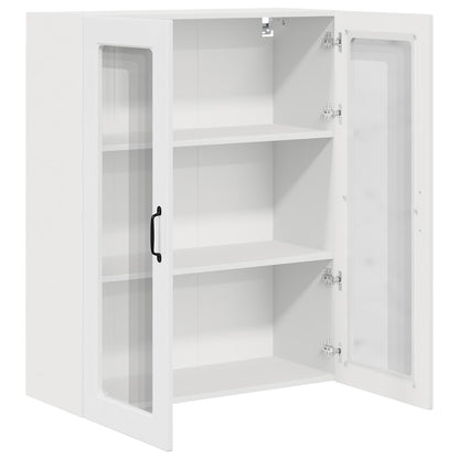 vidaXL Dishwasher Panel Kalmar High Gloss White 80 x 31 x 100 cm