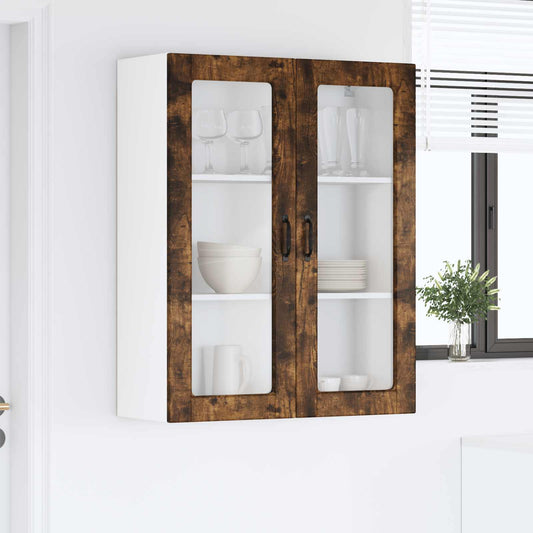 vidaXL Dishwasher Panel Kalmar Smoked Oak 80 x 31 x 100 cm