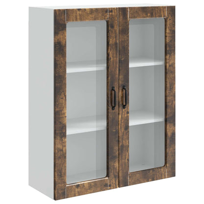 vidaXL Dishwasher Panel Kalmar Smoked Oak 80 x 31 x 100 cm