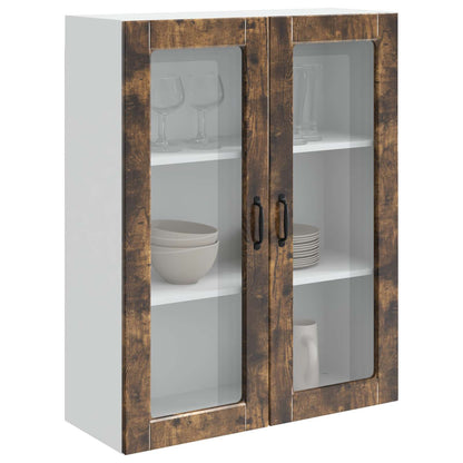 vidaXL Dishwasher Panel Kalmar Smoked Oak 80 x 31 x 100 cm