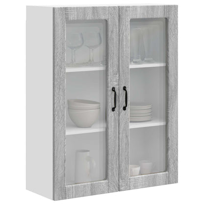 vidaXL Dishwasher Panel Kalmar Grey Sonoma 80 x 31 x 100 cm