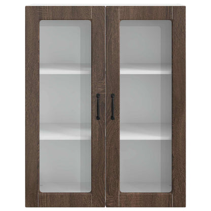 vidaXL Dishwasher Panel Kalmar Brown Oak 80 x 31 x 100 cm