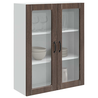 vidaXL Dishwasher Panel Kalmar Brown Oak 80 x 31 x 100 cm