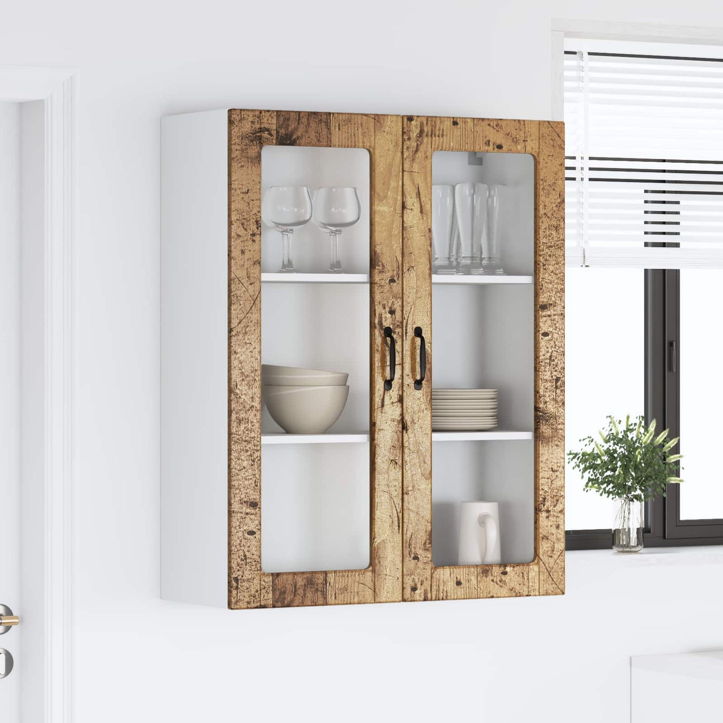 vidaXL Dishwasher Panel Kalmar Old Wood 80 x 31 x 100 cm