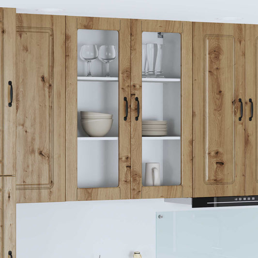 vidaXL Dishwasher Panel Kalmar Artisan Oak 80 x 31 x 100 cm