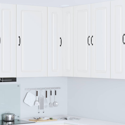 vidaXL Dishwasher Panel Kalmar White 57 x 57 x 100 cm Engineered Wood
