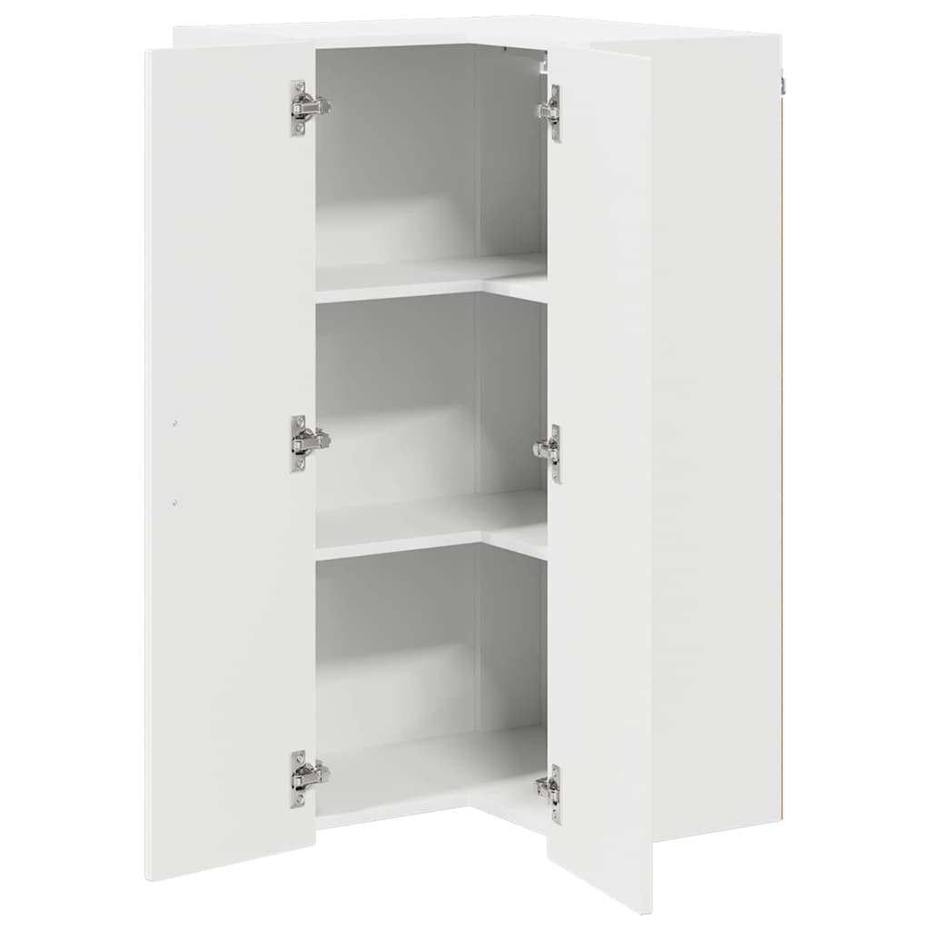 vidaXL Dishwasher Panel Kalmar White 57 x 57 x 100 cm Engineered Wood