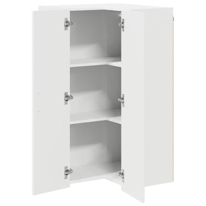 vidaXL Dishwasher Panel Kalmar White 57 x 57 x 100 cm Engineered Wood