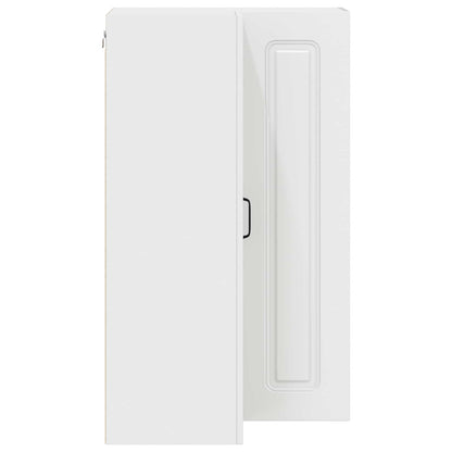 vidaXL Dishwasher Panel Kalmar White 57 x 57 x 100 cm Engineered Wood