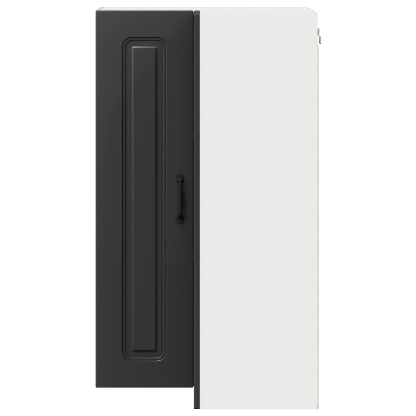 vidaXL Dishwasher Panel Kalmar Black 57 x 57 x 100 cm Engineered Wood