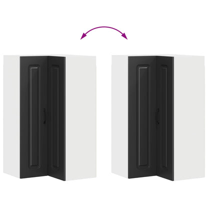 vidaXL Dishwasher Panel Kalmar Black 57 x 57 x 100 cm Engineered Wood