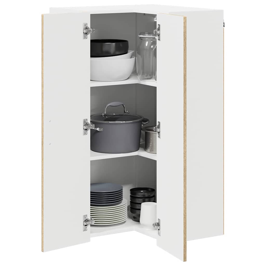 vidaXL Dishwasher Panel Kalmar Sonoma Oak 57 x 57 x 100 cm
