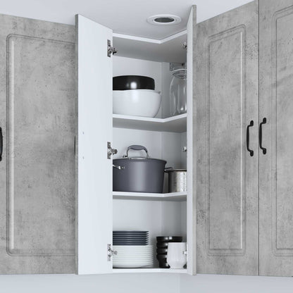 vidaXL Dishwasher Panel Kalmar Concrete Grey 57 x 57 x 100 cm