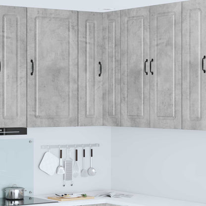 vidaXL Dishwasher Panel Kalmar Concrete Grey 57 x 57 x 100 cm