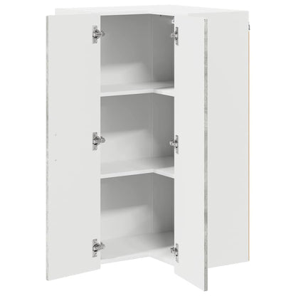 vidaXL Dishwasher Panel Kalmar Concrete Grey 57 x 57 x 100 cm