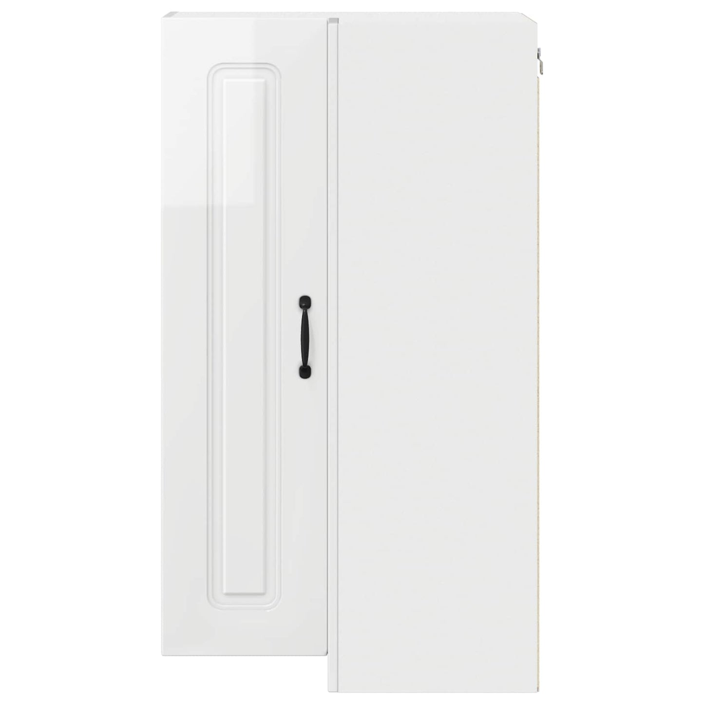 vidaXL Dishwasher Panel Kalmar High Gloss White 57 x 57 x 100 cm