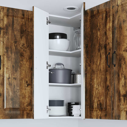 vidaXL Dishwasher Panel Kalmar Smoked Oak 57 x 57 x 100 cm