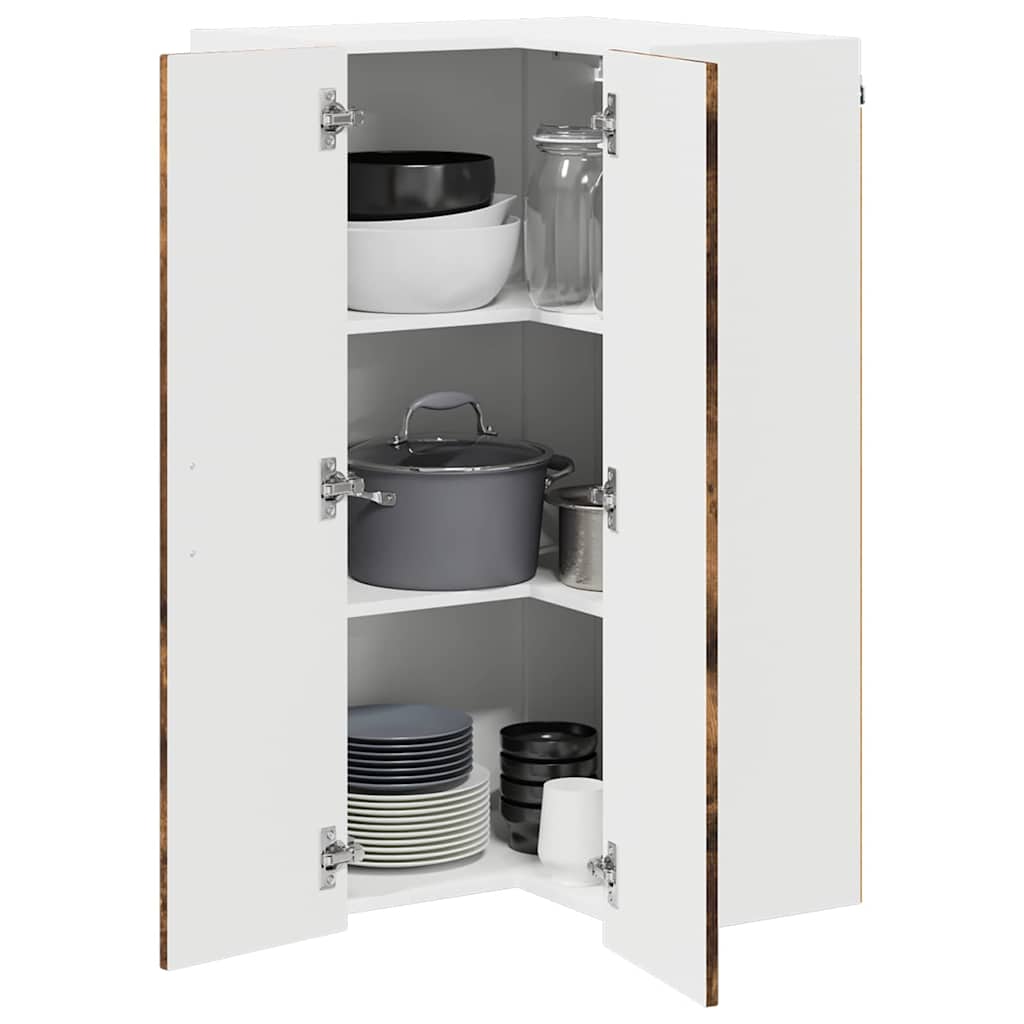 vidaXL Dishwasher Panel Kalmar Smoked Oak 57 x 57 x 100 cm