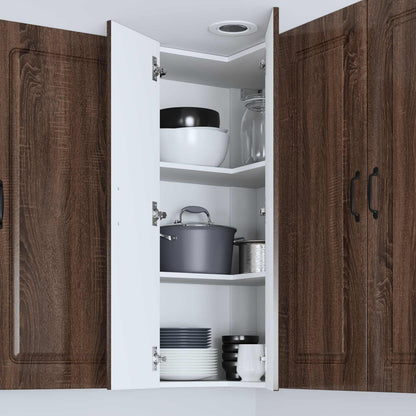 vidaXL Dishwasher Panel Kalmar Brown Oak 57 x 57 x 100 cm
