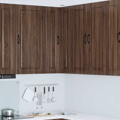 vidaXL Dishwasher Panel Kalmar Brown Oak 57 x 57 x 100 cm