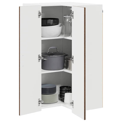 vidaXL Dishwasher Panel Kalmar Brown Oak 57 x 57 x 100 cm