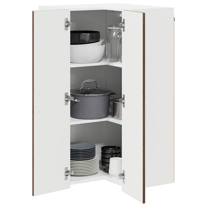 vidaXL Dishwasher Panel Kalmar Brown Oak 57 x 57 x 100 cm