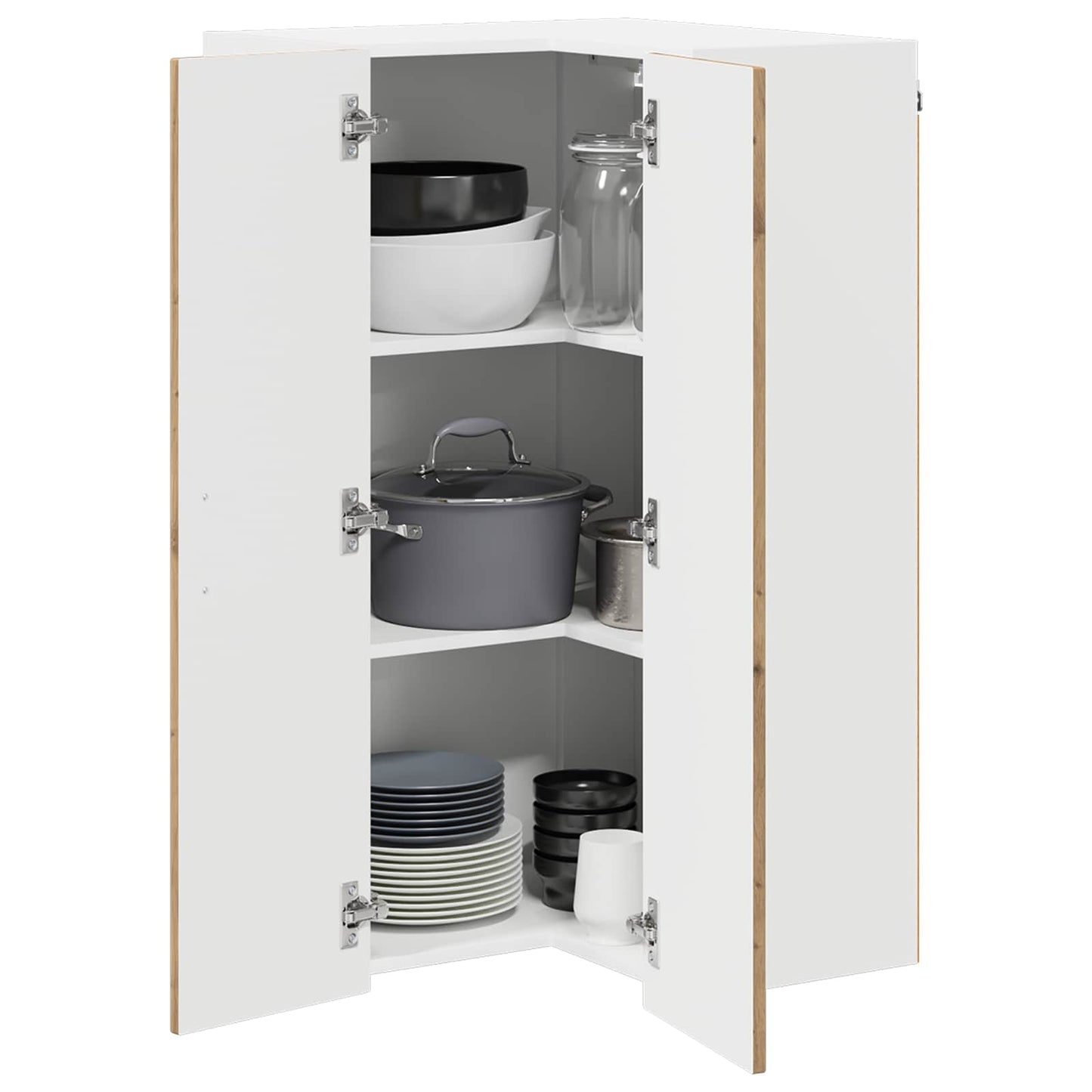 vidaXL Dishwasher Panel Kalmar Artisan Oak 57 x 57 x 100 cm