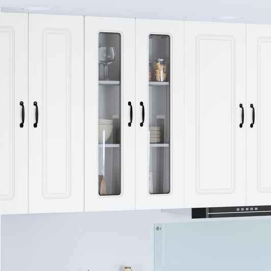 vidaXL Dishwasher Panel Kalmar White 60 x 31 x 100 cm Engineered Wood