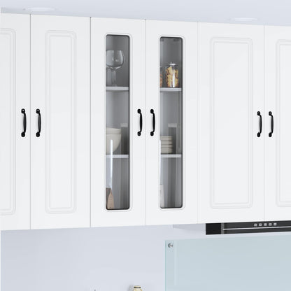 vidaXL Dishwasher Panel Kalmar White 60 x 31 x 100 cm Engineered Wood