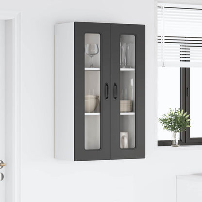 vidaXL Dishwasher Panel Kalmar Black 60 x 31 x 100 cm Engineered Wood