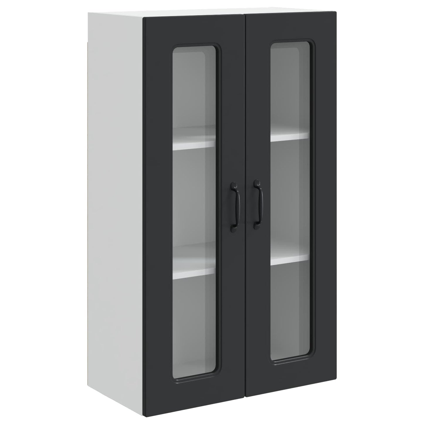 vidaXL Dishwasher Panel Kalmar Black 60 x 31 x 100 cm Engineered Wood