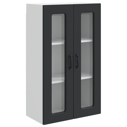 vidaXL Dishwasher Panel Kalmar Black 60 x 31 x 100 cm Engineered Wood