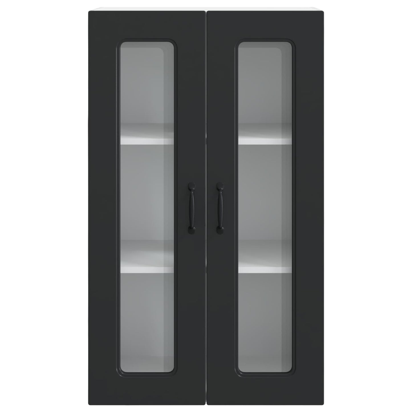vidaXL Dishwasher Panel Kalmar Black 60 x 31 x 100 cm Engineered Wood