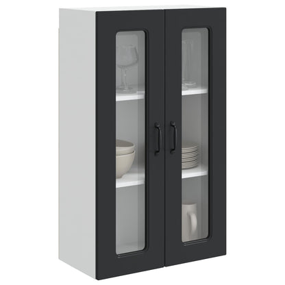 vidaXL Dishwasher Panel Kalmar Black 60 x 31 x 100 cm Engineered Wood