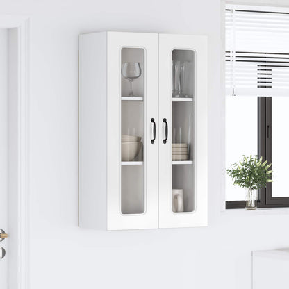 vidaXL Dishwasher Panel Kalmar High Gloss White 60 x 31 x 100 cm