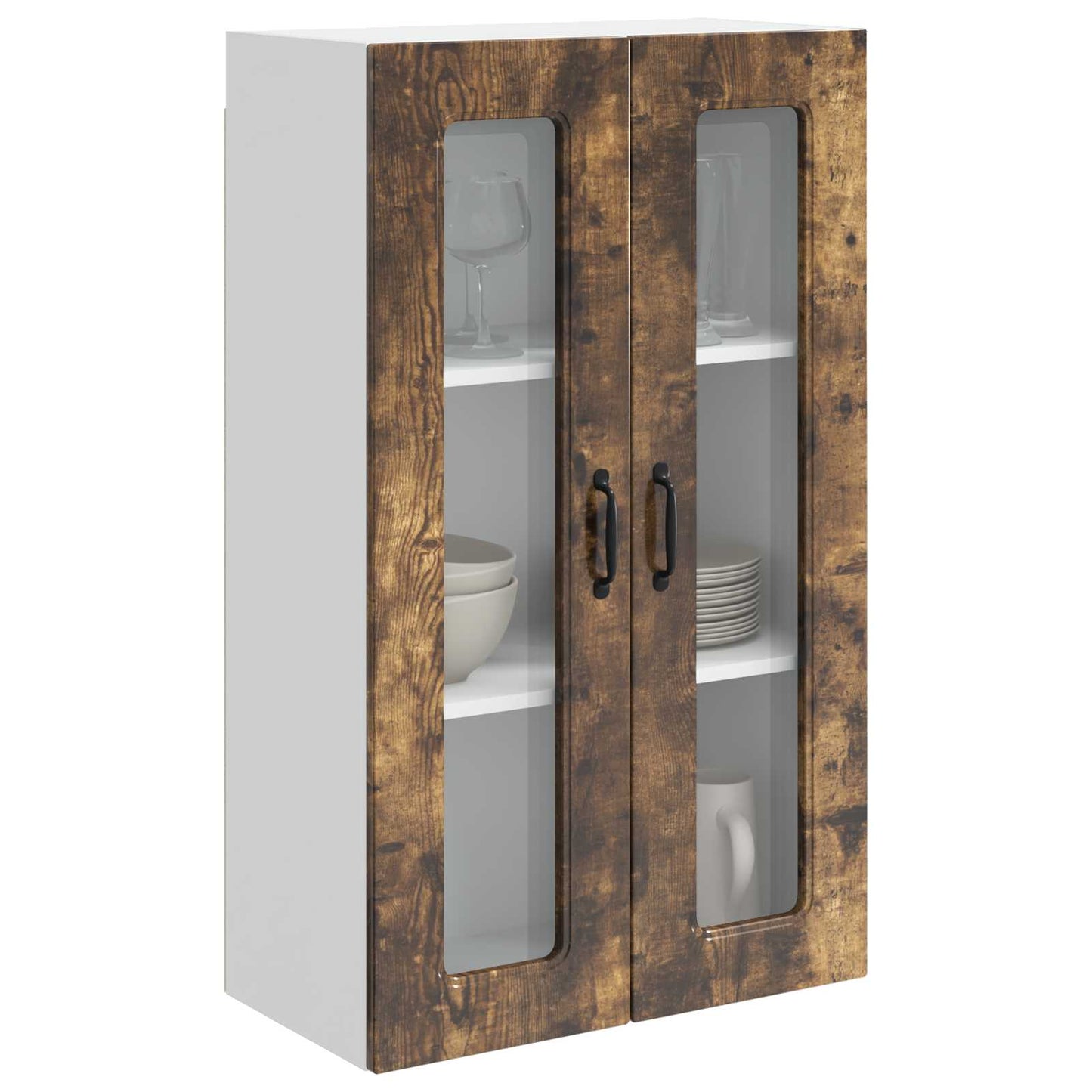 vidaXL Dishwasher Panel Kalmar Smoked Oak 60 x 31 x 100 cm