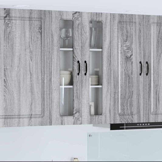 vidaXL Dishwasher Panel Kalmar Grey Sonoma 60 x 31 x 100 cm