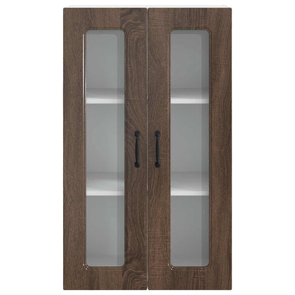 vidaXL Dishwasher Panel Kalmar Brown Oak 60 x 31 x 100 cm