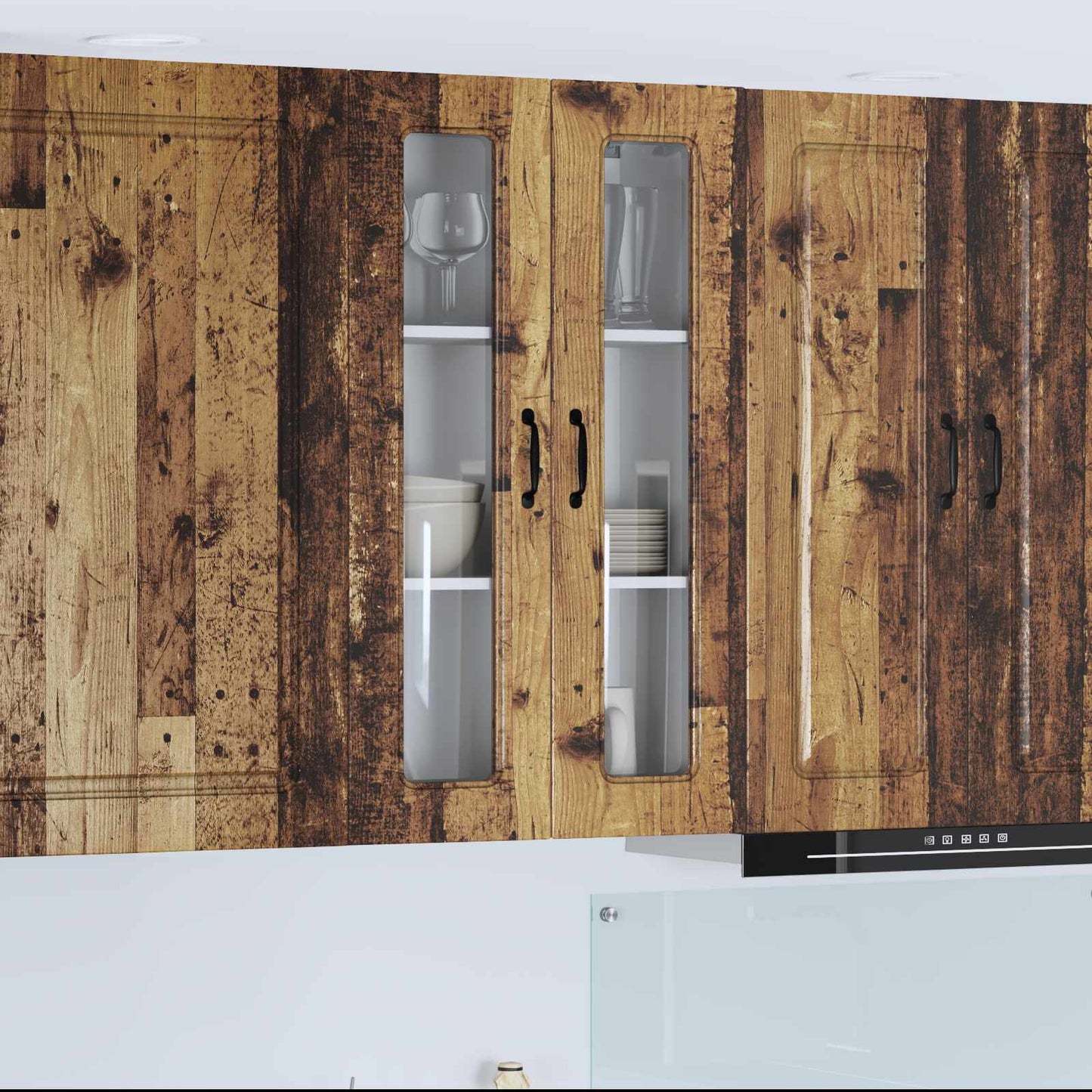 vidaXL Dishwasher Panel Kalmar Old Wood 60 x 31 x 100 cm