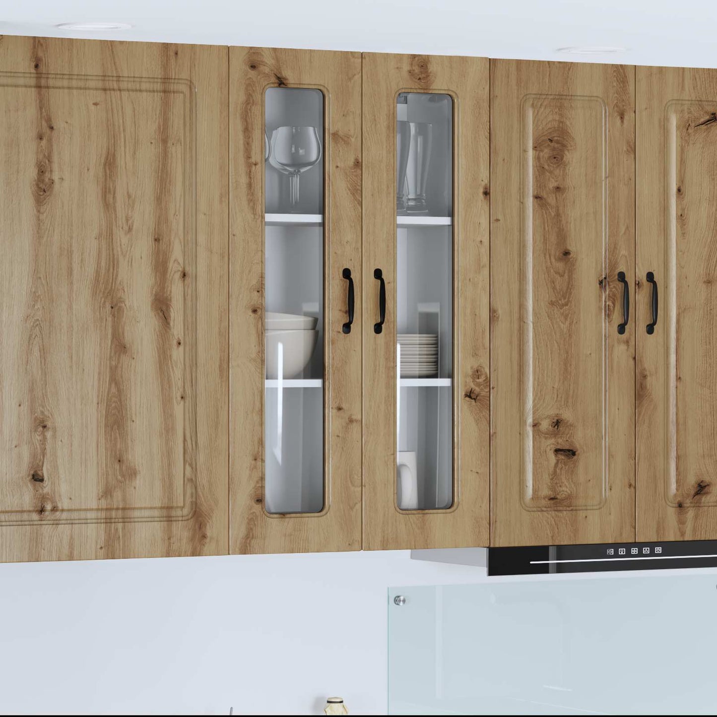 vidaXL Dishwasher Panel Kalmar Artisan Oak 60 x 31 x 100 cm