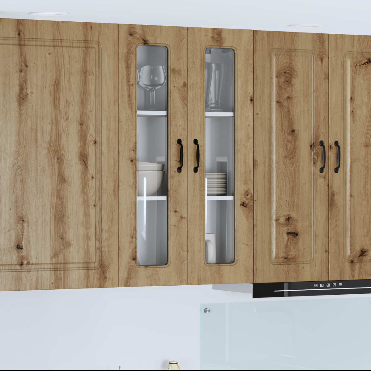 vidaXL Dishwasher Panel Kalmar Artisan Oak 60 x 31 x 100 cm