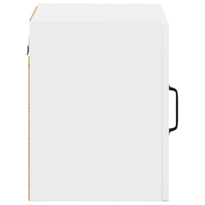 vidaXL Wall Glass Cabinet LUCCA 2 pcs White 40 x 31 x 40 cm
